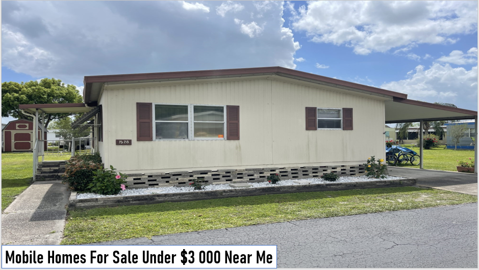Mobile Homes For Sale Under $3 000 Near Me